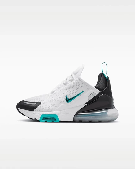 Детские кроссовки Nike Air Max 270, бело-черные