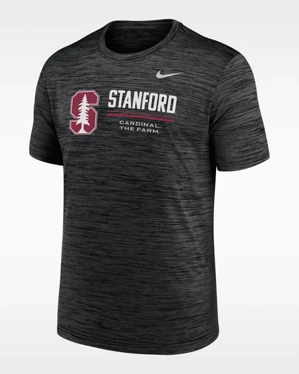 Мужская футболка Nike Sideline Velocity Stanford Dri-FIT, черная