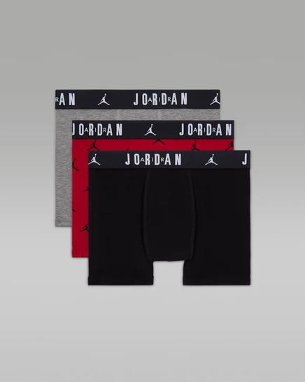 Детские боксеры Jordan Flight, 3 шт., разноцветные