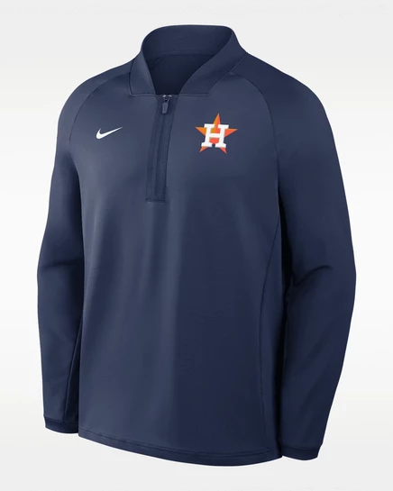 Мужской лонгслив Nike Dri-FIT Houston Astros, темно-синий