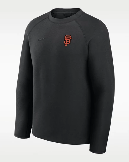 Мужской свитшот Nike Tech Fleece San Francisco Giants, черный