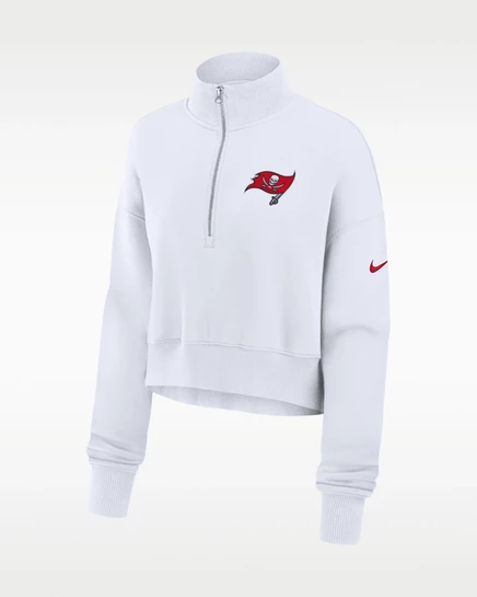 Женский укороченный свитшот Nike Buccaneers Phoenix, белый