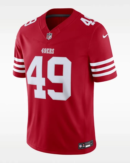 Мужская джерси Nike The Faithful 49ers, алая
