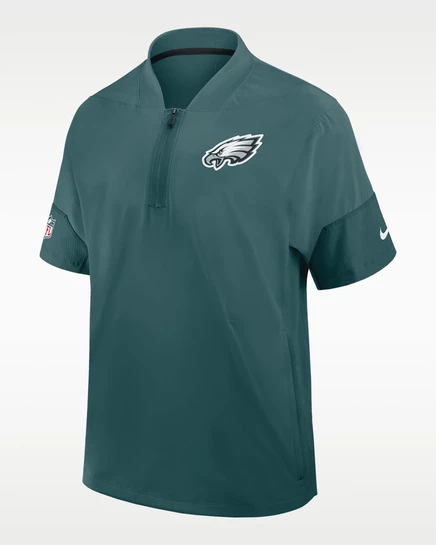 Мужская куртка Nike Eagles Sideline Coach, зеленая
