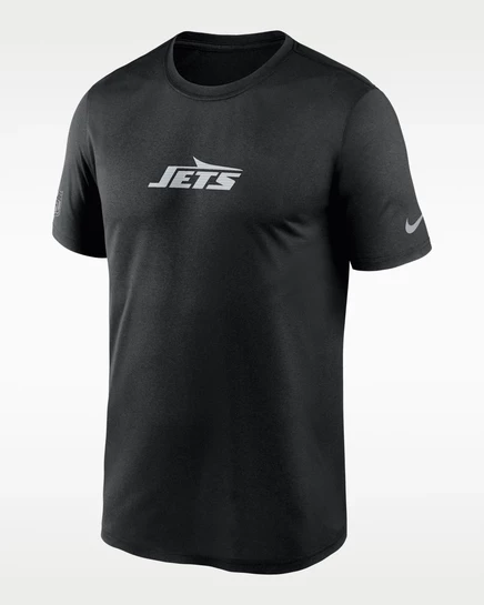 Мужская футболка Nike New York Jets Dri-FIT Legend, черная