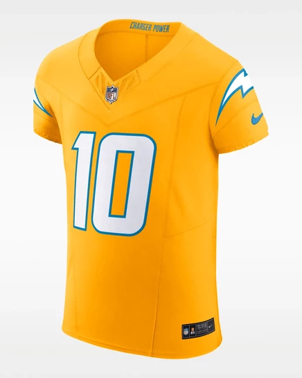 Мужской джерси Nike Dri-FIT Herbert LA Chargers, золотой