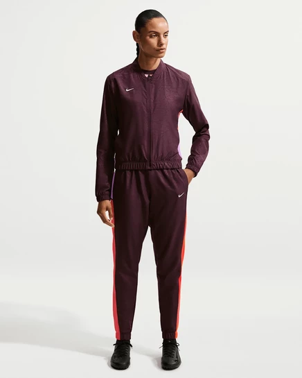 Женский костюм Nike United Academy, бордовый