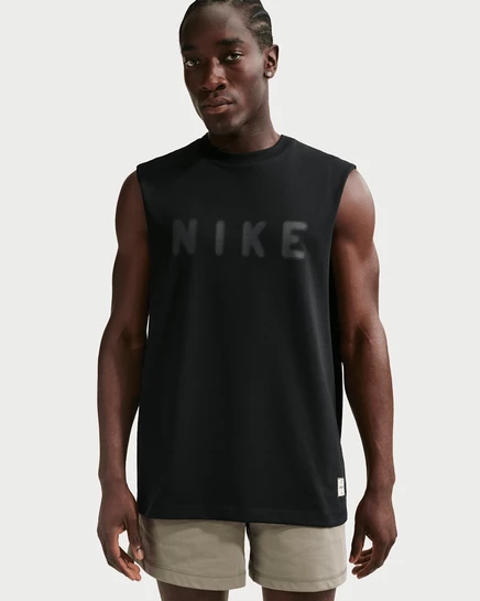 Мужская майка тренировочная Nike N.A.C. Dri-FIT, черная