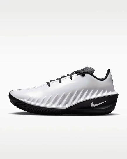Кроссовки Nike G.T. Cut 4, белые/чёрные/серебристые