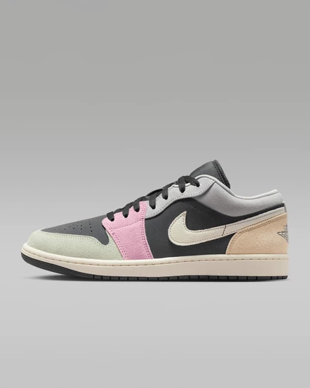 Унисекс кроссовки Jordan AJ1 Low, антрацит/молочный/ирис