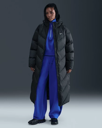 Женская парка Nike Windpuffer Storm-FIT, чёрная/молочная
