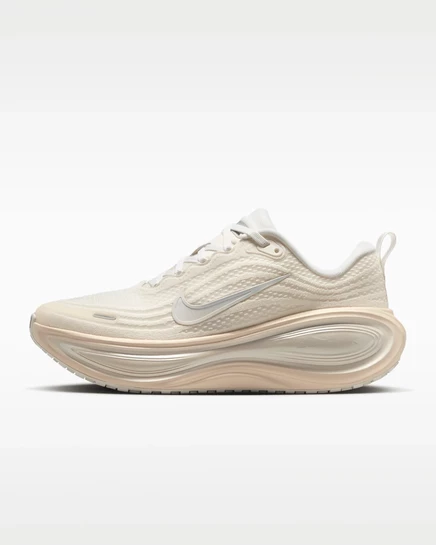 Женские беговые кроссовки Nike Vomero Plus, бело-серо-платиновые