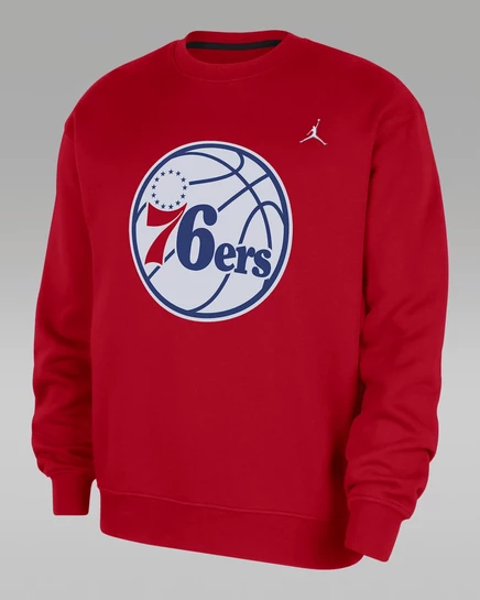 Мужской свитшот Jordan 76ers Statement, красный/белый