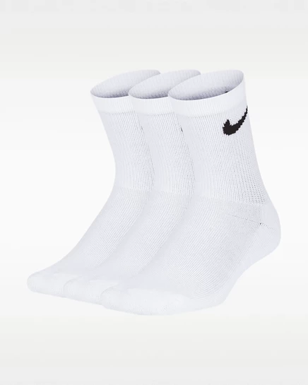 Унисекс носки Nike Basics 3 пары, белые