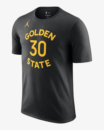 Мужская футболка Nike Warriors NBA Statement, черная