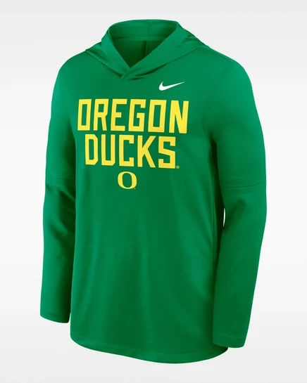 Мужская худи Nike Oregon Sideline Dri-FIT, яблочно-зеленая
