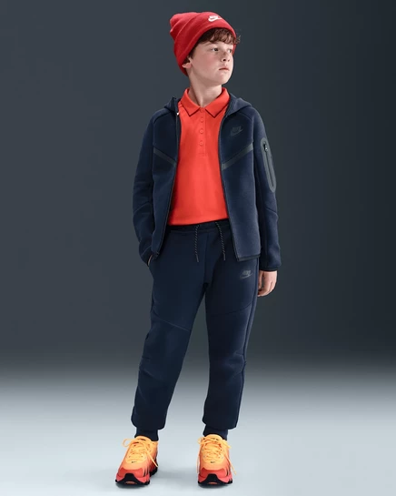 Детские джоггеры Nike Tech Fleece, обсидиан/черный