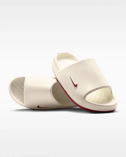 Мужские слайды Nike Calm Alabama, молочные/бордовые