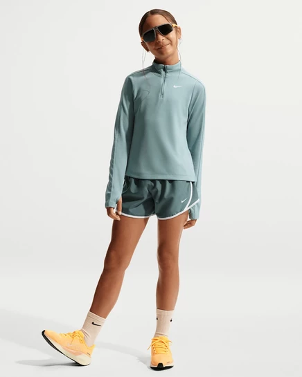 Детские шорты для девочек Nike Tempo, антрацитовые