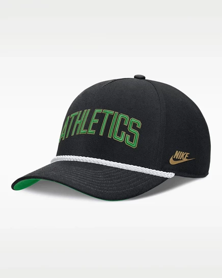 Мужская кепка nike oakland athletics rise, черная