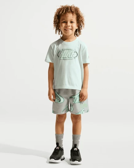 Детский комплект Nike Sportswear Club, зеленовато-серый