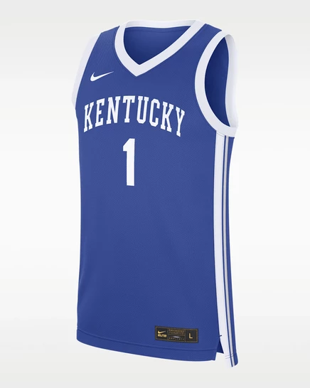 Мужская майка Nike Kentucky, королевско-синяя