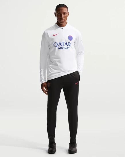 Мужские футбольные брюки Nike PSG Strike, черно-красные