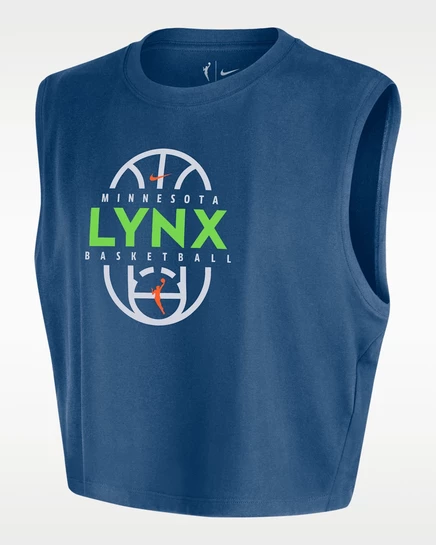 Женская укороченная майка Nike Minnesota Lynx, синяя