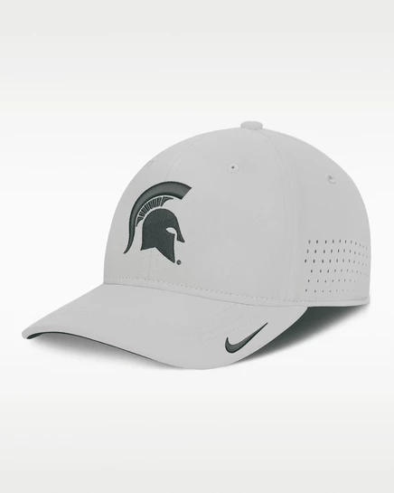Мужская кепка Nike Michigan State Sideline, серая