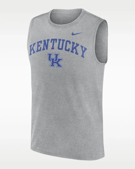 Мужская майка Nike Kentucky Primetime Arch, серая