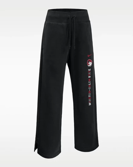 Женские флисовые брюки Nike Phoenix Fleece, черные