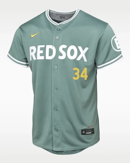Детское джерси Nike David Ortiz Red Sox, зеленое