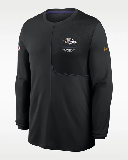 Мужской лонгслив Nike Ravens, черный/фиолетовый