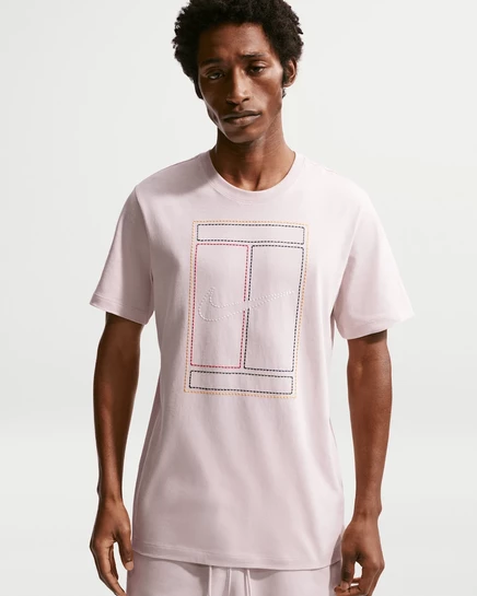 Мужская футболка NikeCourt Heritage, кирпично-красная