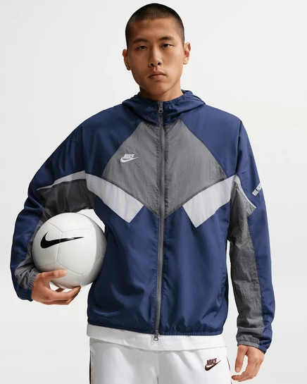 Мужская куртка Nike Premier Repel, белая/темно-синяя/серая