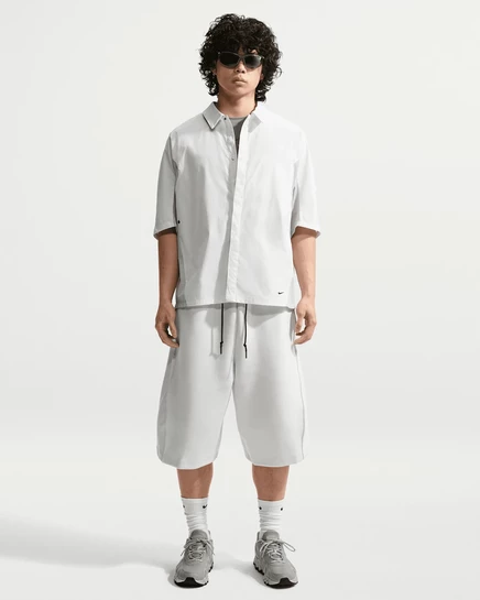 Мужские флисовые шорты Nike Tech, молочные/черные