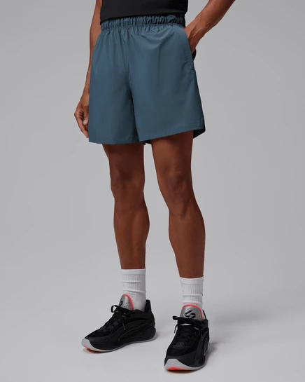Мужские шорты Jordan Sport Flightweight 6″ Dri-FIT, пепельно-зеленые/черные