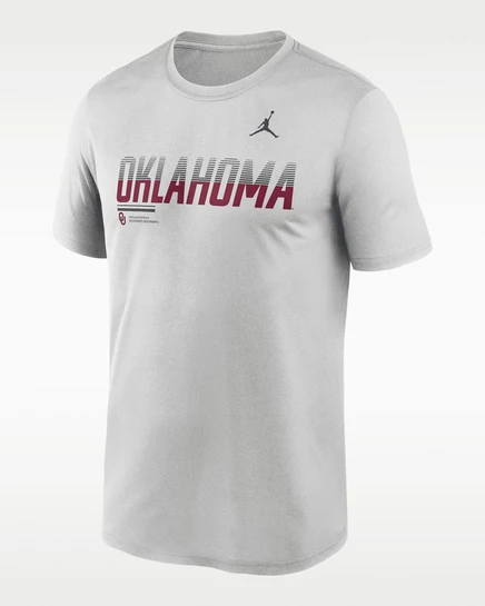 Мужская футболка nike oklahoma legend dri-fit, серая