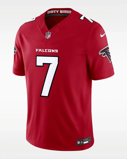 Мужская джерси Nike Bijan Robinson, Falcons, красная