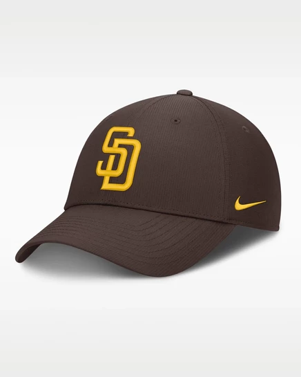 Мужская бейсболка Nike Padres Club Dri-FIT, коричневая