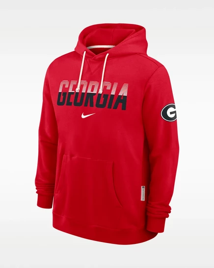 Мужское худи Nike Georgia Sideline, красное
