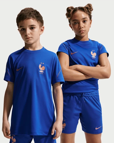 Детская футболка Nike FFF Strike Dri-FIT, королевский синий