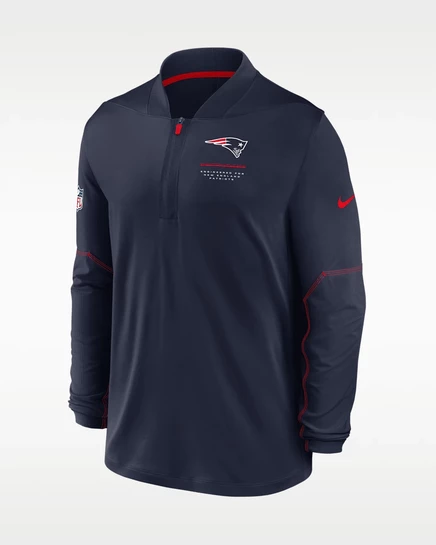 Мужская олимпийка Nike Sideline Patriots, темно-синяя