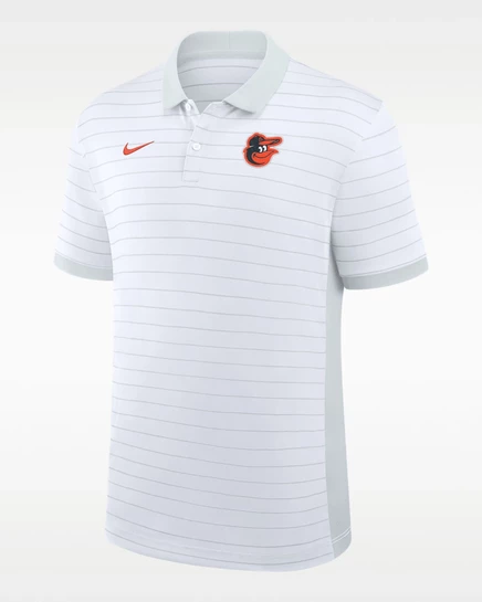 Мужская поло Nike Authentic Striped Victory Dri-FIT, белая