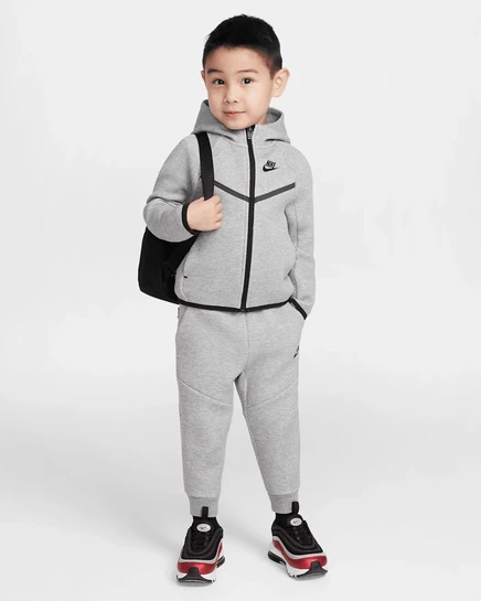 Комплект для младенцев Nike Tech Fleece, 2 шт., темно-серый меланжевый