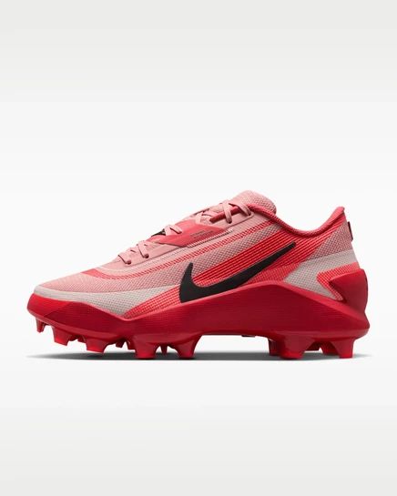 Унисекс бейсбольные бутсы Nike Diamond Showcase MCS, красно-черные