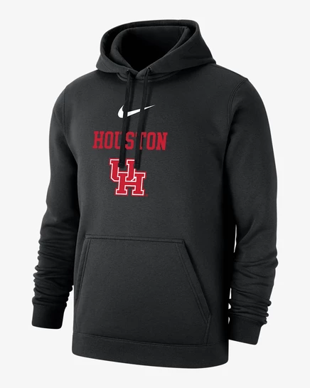 Мужская худи Nike Houston Club Fleece, черная