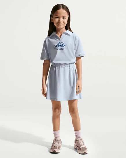Платье для девочек Nike Tennis Lifestyle, серое