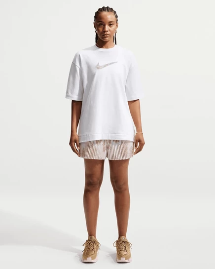 Женские шорты Nike Naomi Osaka, белые/бежевые