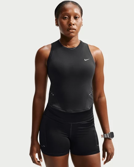Женская майка Nike Swift Dri-FIT, черно-серая
